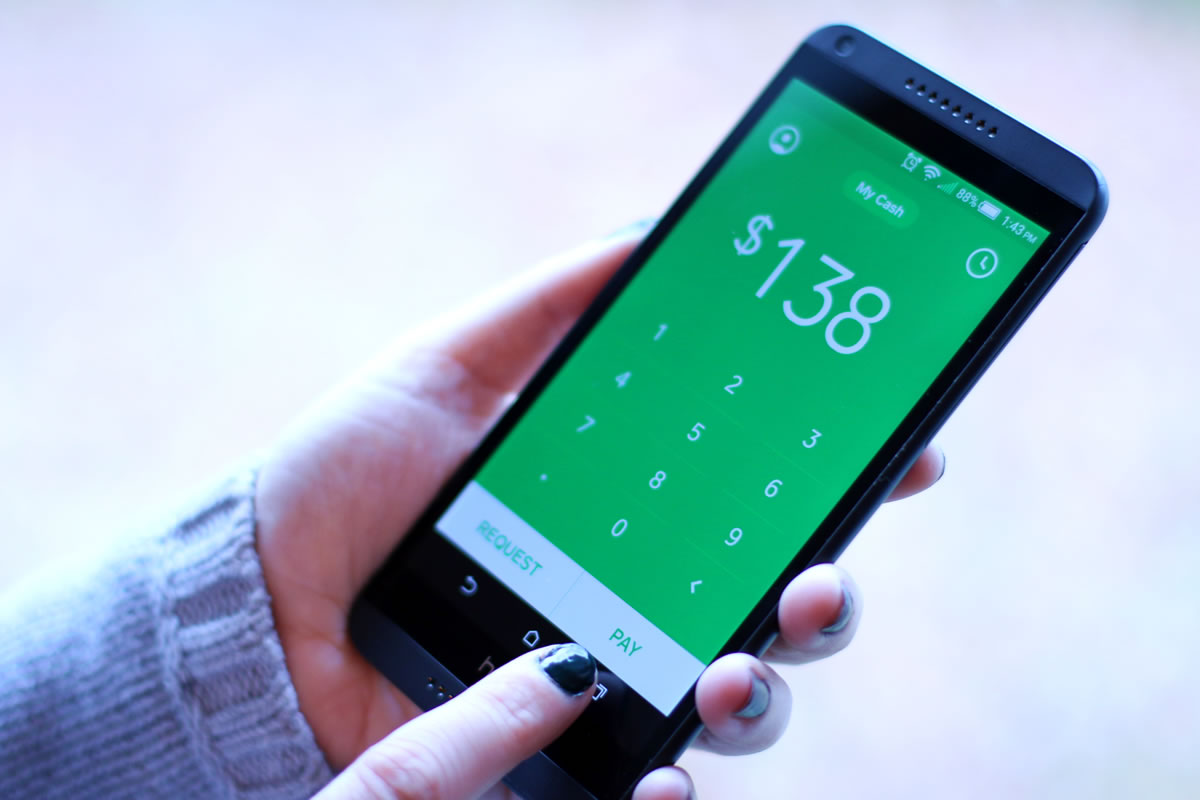 Cash App review - easy money transfer app showing payment screen and instant transfer features