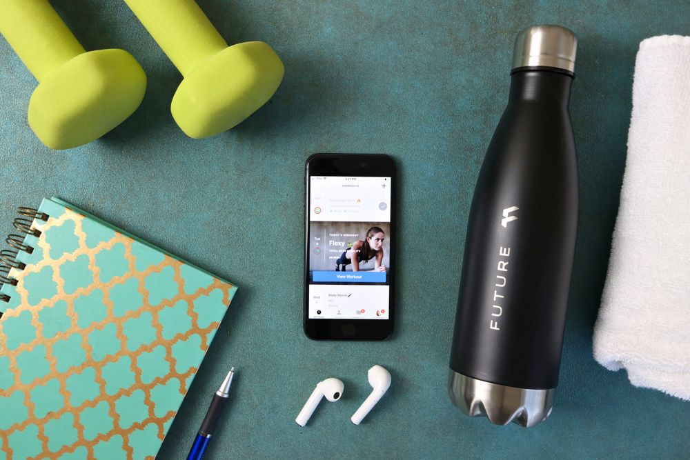 Future Fitness App Gift Subscription showing accountability partner for achieving fitness goals