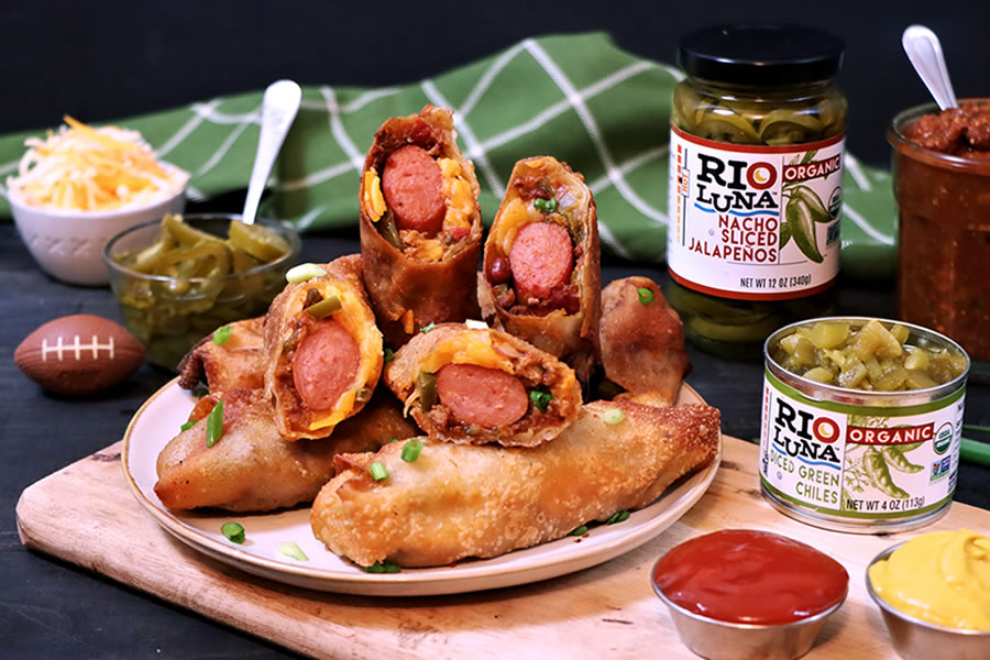 Chili Cheese Dog Egg Rolls (Easy Game Day Appetizer)
